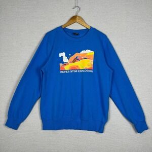 The North Face Sweatshirt Mens M Places We Love Mountain Graphic